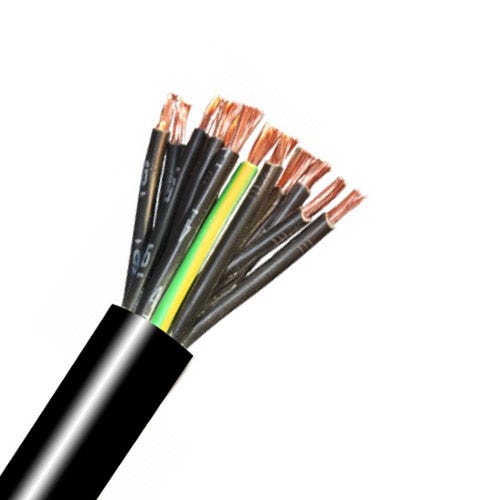 TOP CABLE - Rubber Cable, Copper 12x1.5mm, 450/750V, Black