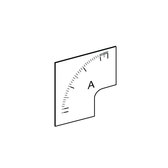 SCHNEIDER - Analog ammeter scale - 0..100 A