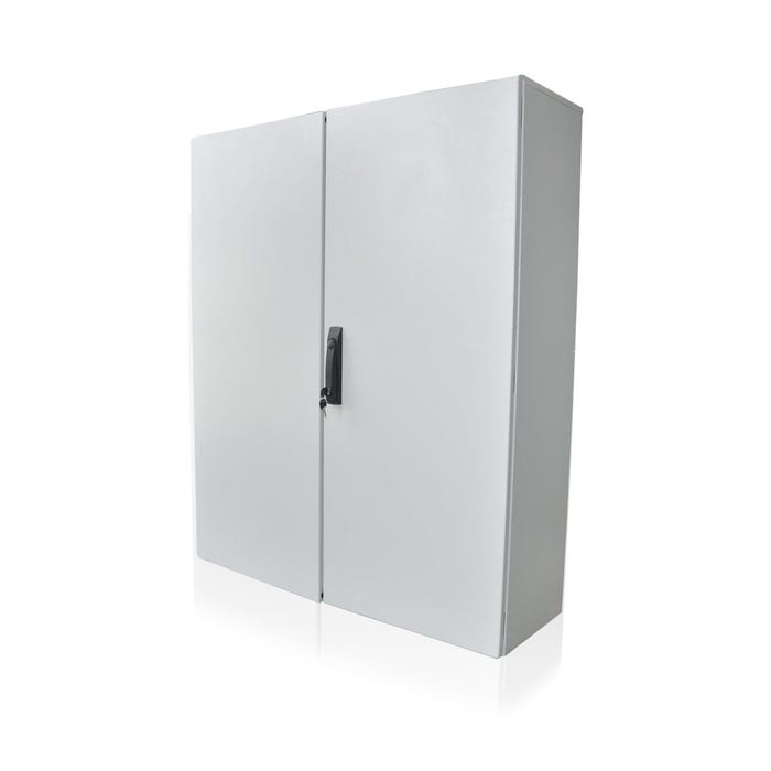 BAHRA ENCLOSURES - CABINET 1800X1200X300mm METAL WITH PLATE - DOUBLE DOOR 
