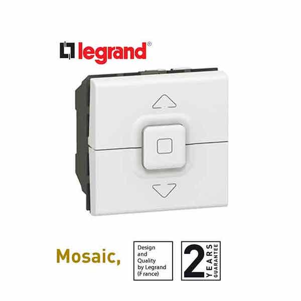 LEGRAND - Roller Blind Switch Mosaic, for 500 W Max. Blind, 2 Modules