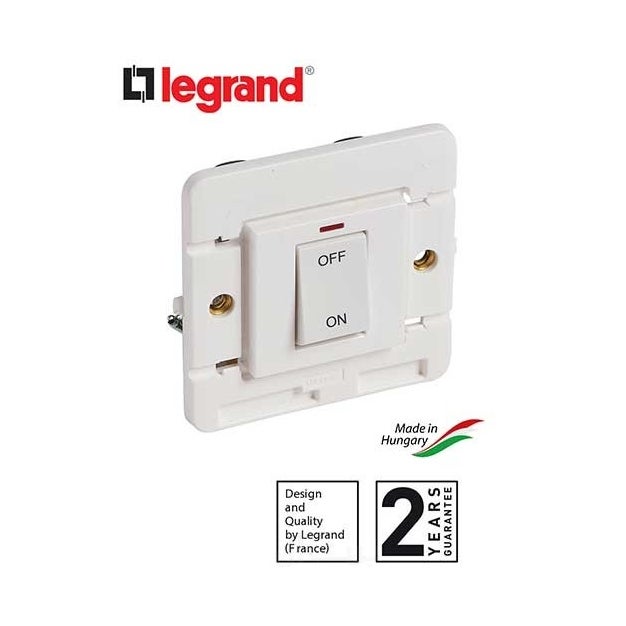 LEGRAND - Double Pole Switches 45 A, 250 VA
