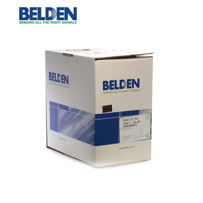 BELDEN - 1C*20 AWG Coax RG59/U Cmg CU/Fpp/Bcub/PVC, Grey, 305 Meters/Roll