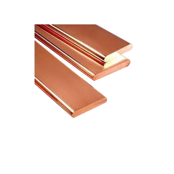 BAHRA BUSBAR - Copper Bar, 63x5mm, 5.5 Meters Length, Semi-Circular Edge