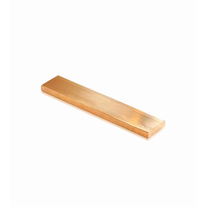 BAHRA BUSBAR - Copper Bar, 15x5mm, 5.5 Meters Length, Rounded Corners
