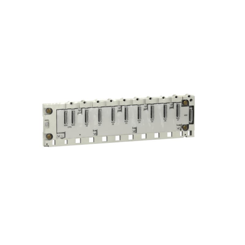 SCHNEIDER - RACK M340 - 8 SLOTS - PANEL, PLATE OR DIN RAIL MOUNTING