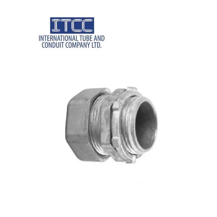 ITCC - Connector, EMT, Compression, Zinc Die Cast, 1"