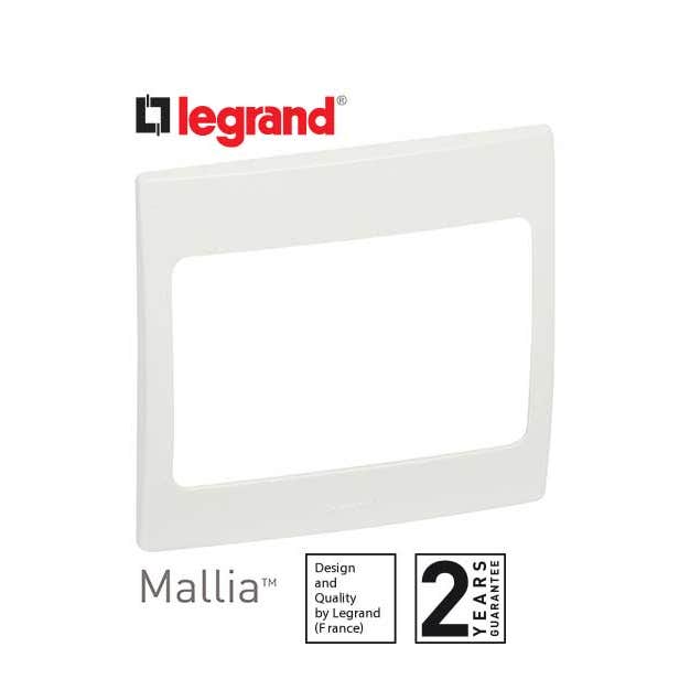 LEGRAND - Plate Mallia, 1 Gang, White