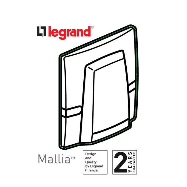 LEGRAND - Cable Outlet Mallia, 45 A, Silver