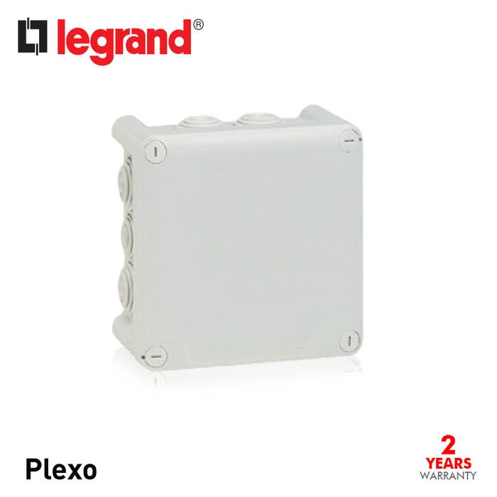 LEGRAND - Box Plexo, IP 55 - IK 07 - 155x110x74 - Knock-Out Iso Cable Entries