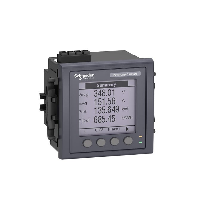 SCHNEIDER - PM5320 Meter, ethernet, up to 31st H, 256K 2DI/2DO 35 alarms