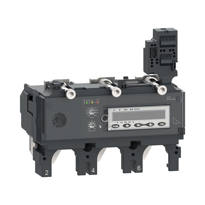 SCHNEIDER - Trip Unit MicroLogic 5.3 E for ComPacT NSX 630 Circuit Breakers, Electronic, 630A, 3P 3D