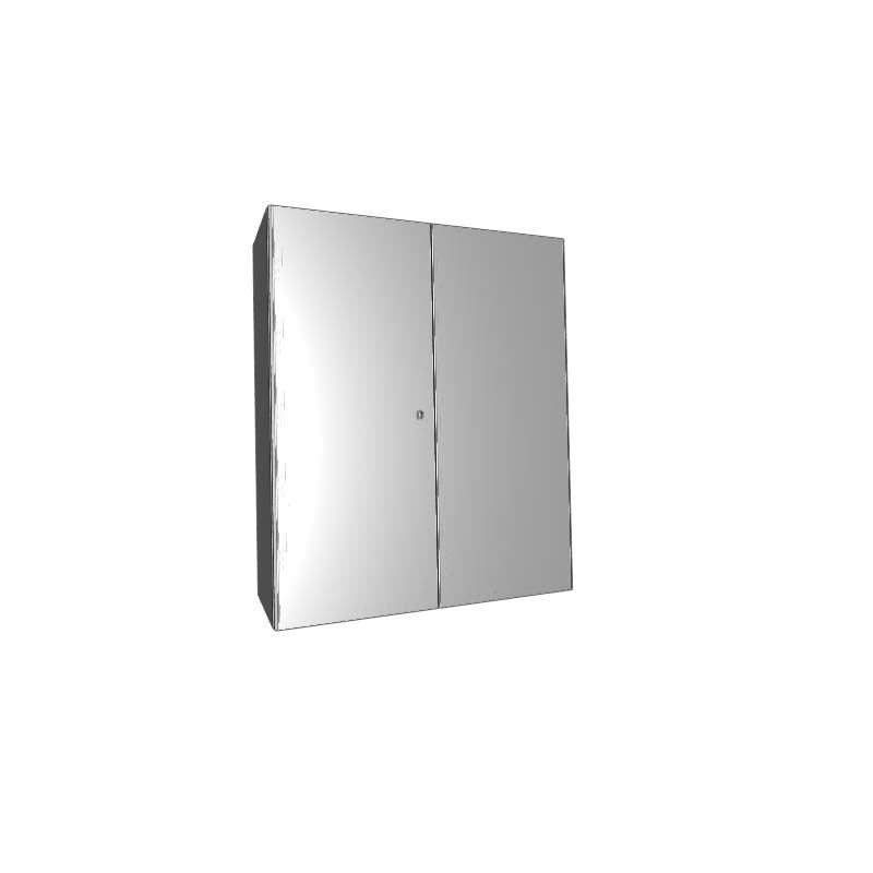SCHNEIDER - Enclosure 2000 x 1600 x 400mm, 2-Door With Plate