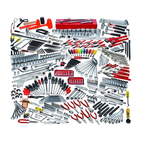 PROTO - Intermediate Tool Set with Roller Cabinet J453441-8RD and Top Chest J453427-6RD, 453 Pieces