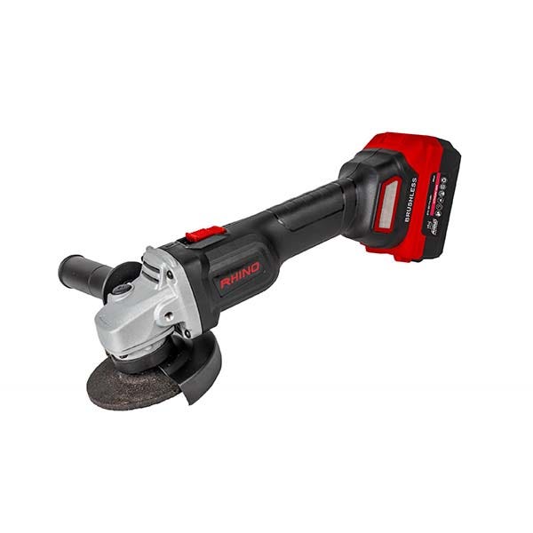 RHINO - Cordless Angle Grinder, 125mm, 21V, with 2 Battery
