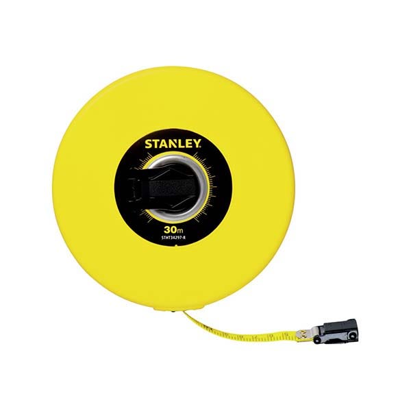 STANLEY - Fibre Measuring Tape, 30 Meters