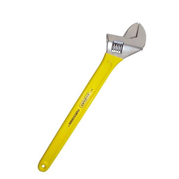 STANLEY - Adjustable Wrench, 24", PVC Grip, Heavy Duty