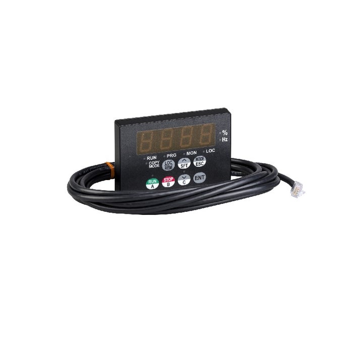 SCHNEIDER - Remote Display Terminal, For Variable Speed Drive, 3.6 M Cable